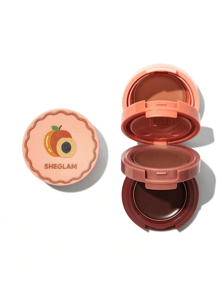 SHEGLAM Apricot Dream Cheek & Lip Cream Stack