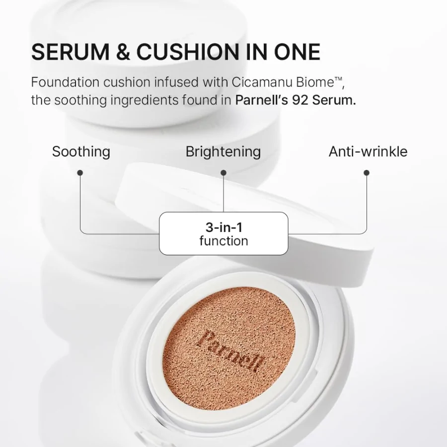 Parnell Cicamanu Serum Cushion 15g 19N Neutral Porcelain
