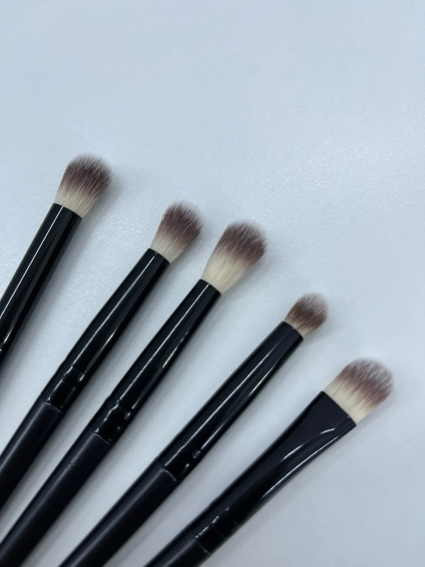MAANGE 5pcs Professional Eye Makeup Brush Set - Black