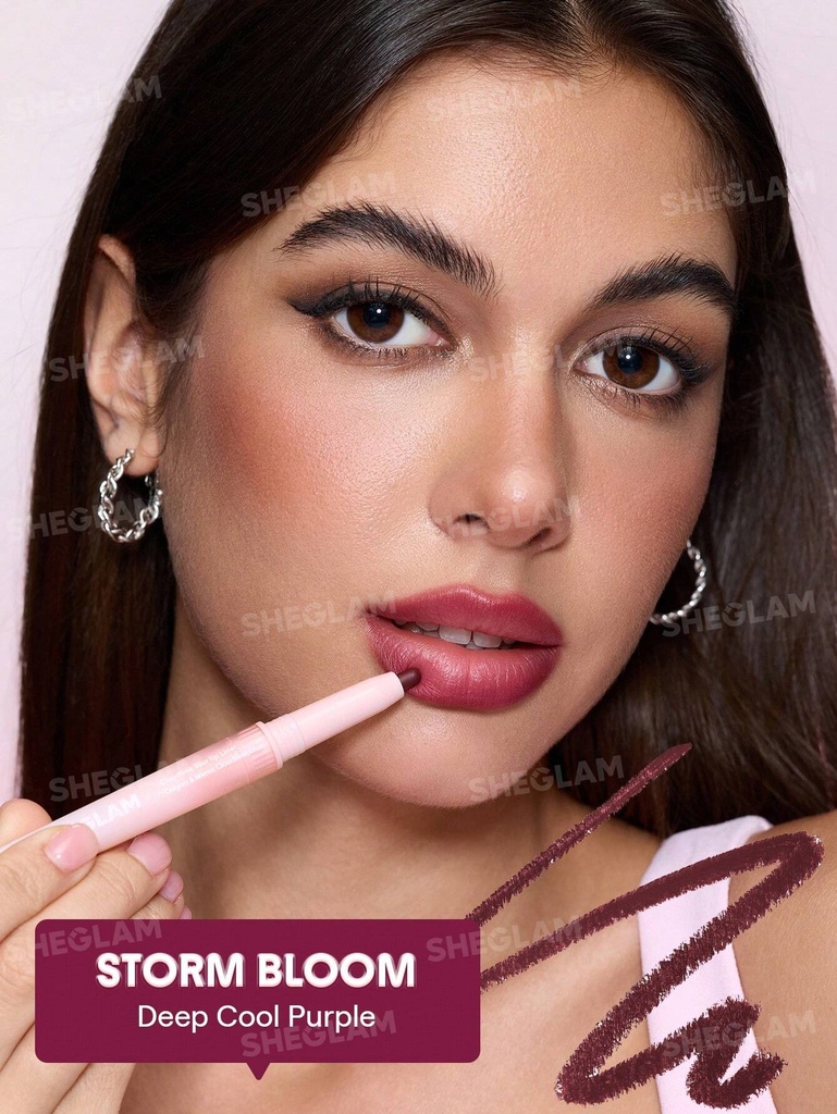 SHEGLAM Cloudline Blur Lip Liner - Storm Bloom