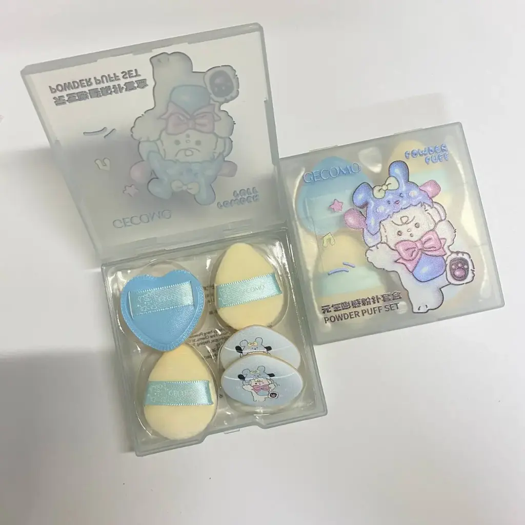 5pcs Mini Puff Box - Blue