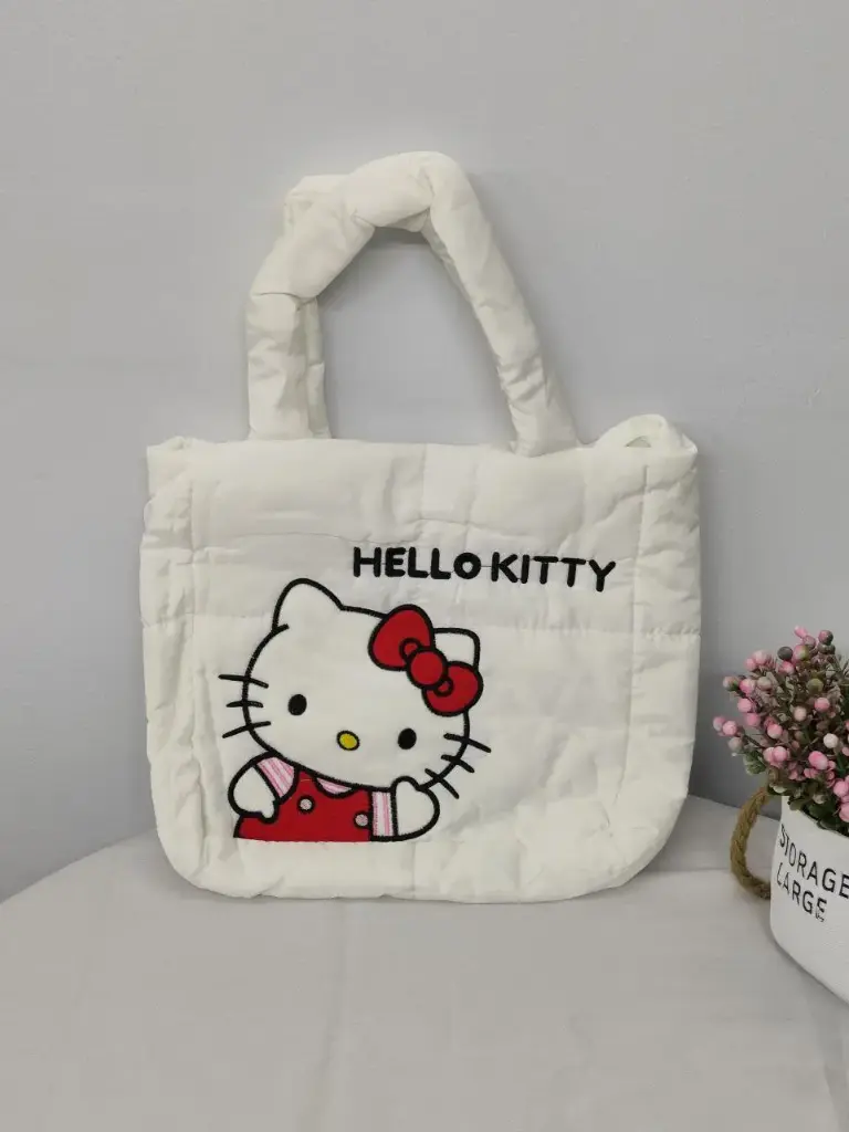 [sh2412048567665797] Puffy Shoulder Bag - Hello Kitty