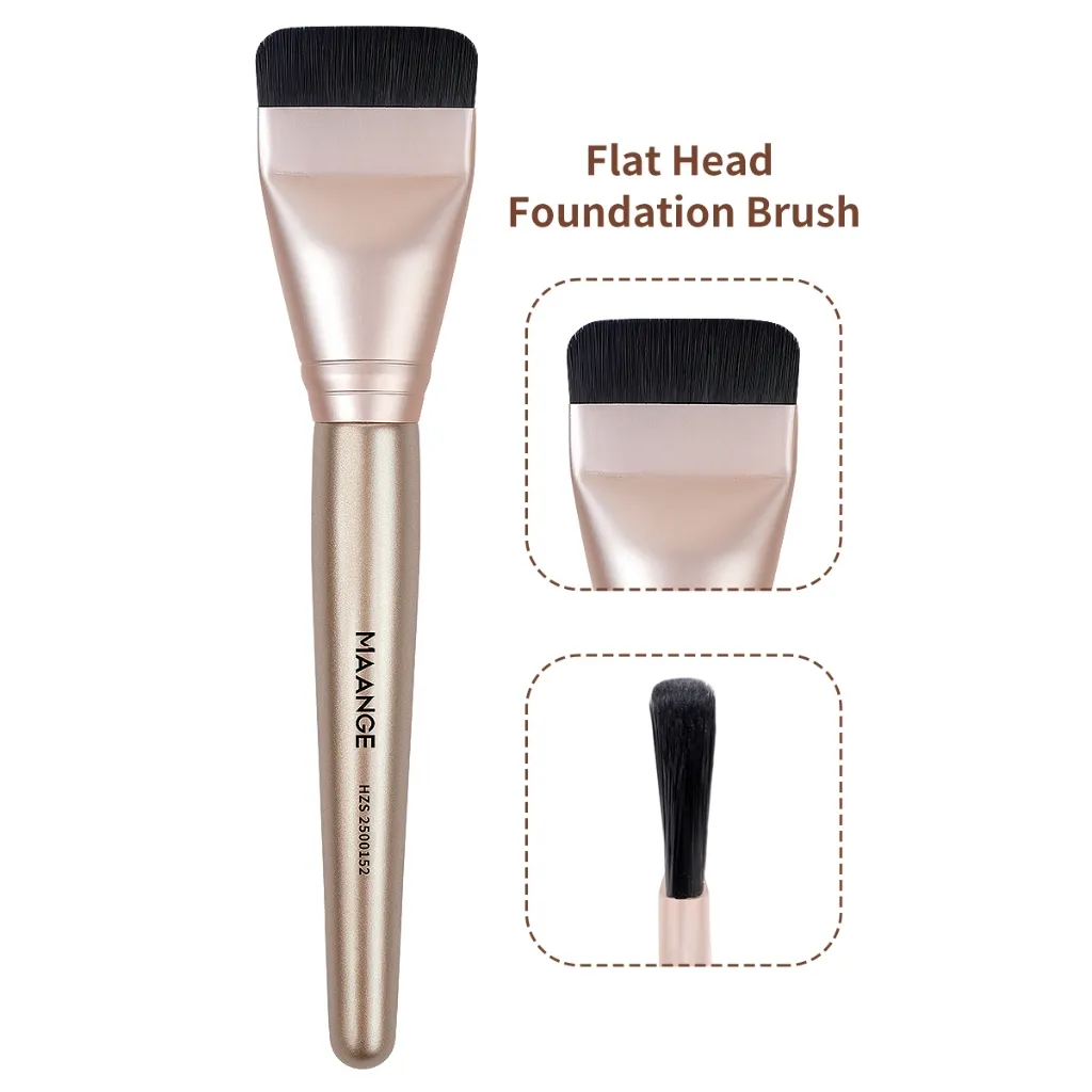 MAANGE Flat Foundation Brush - Gold 