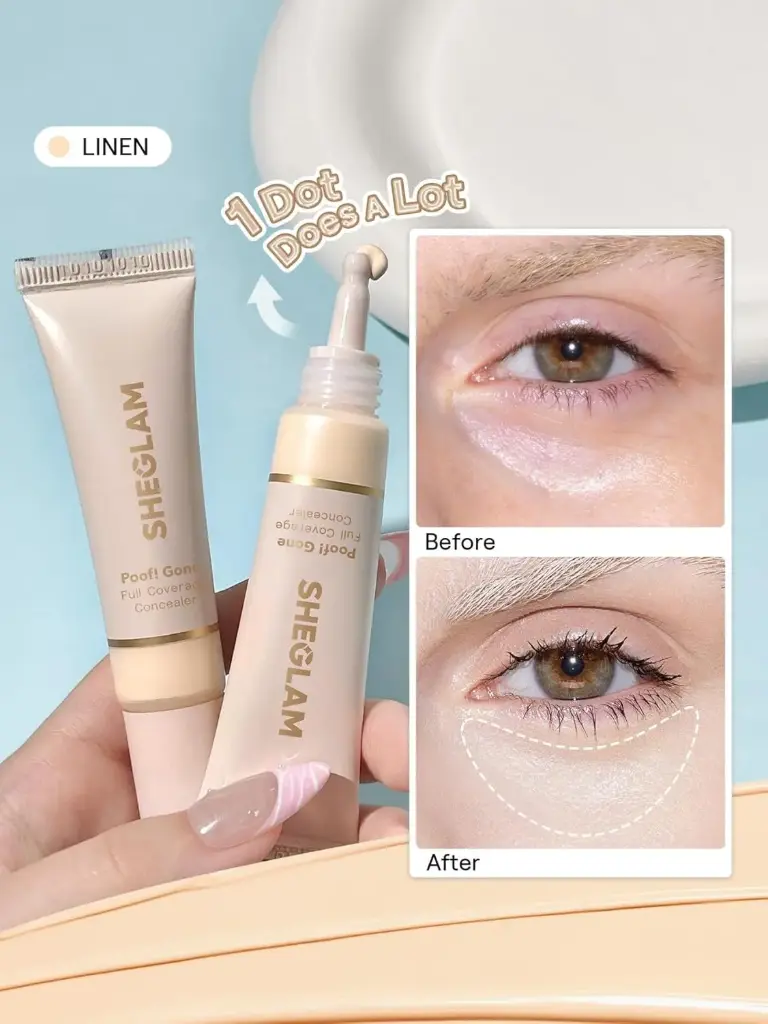 SHEGLAM Poof! Gone Full Coverage Concealer - Linen