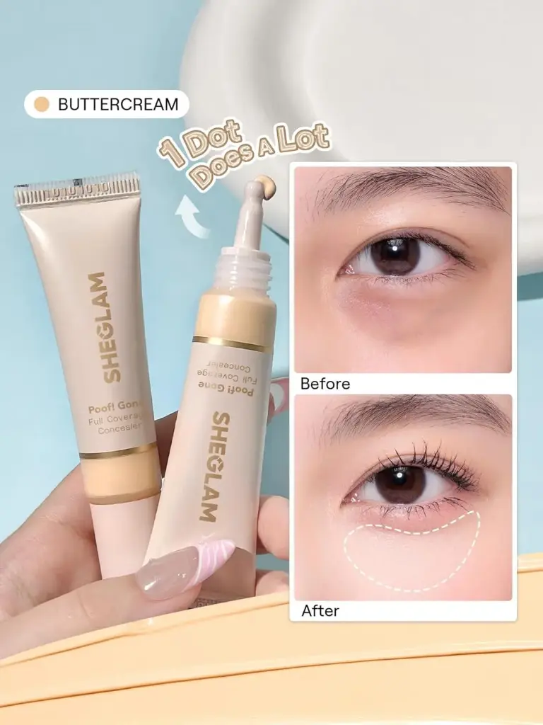 SHEGLAM Poof! Gone Full Coverage Concealer - Buttercream