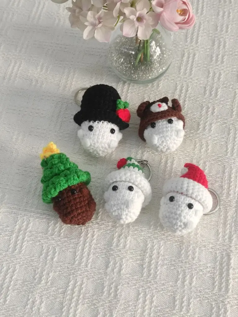 Handmade Xmas Keychain (Su Handicraft) (SH-XKC-04)