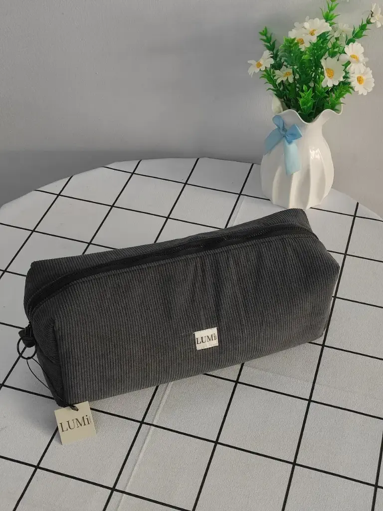 LUMi Corduroy XXL Pouch | Ash