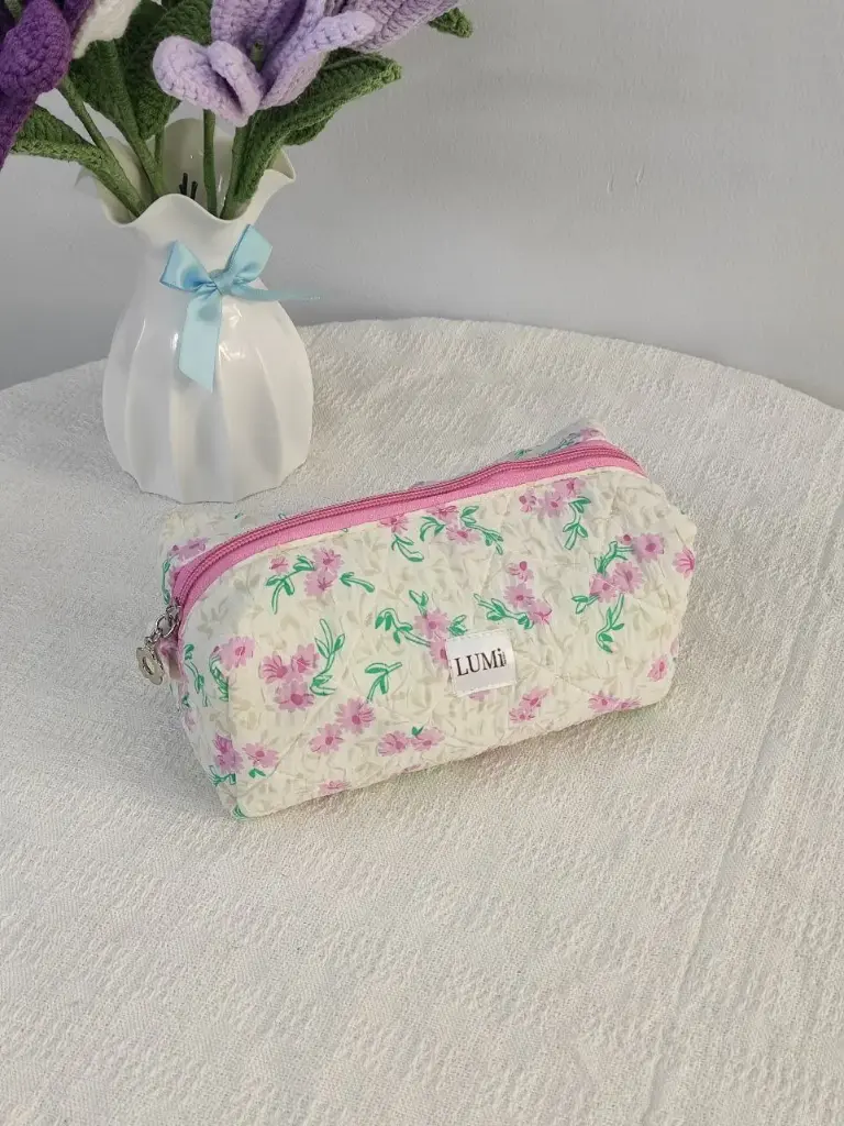 LUMi Pastel Garden L Pouch #7 Violet Petal