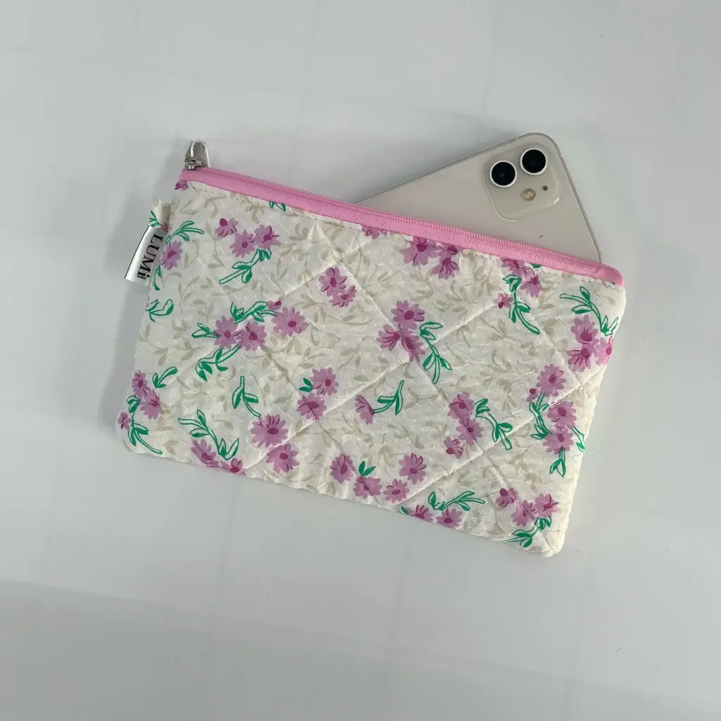 LUMi Pastel Garden Regular Zipper Wallet #7 Violet Petal