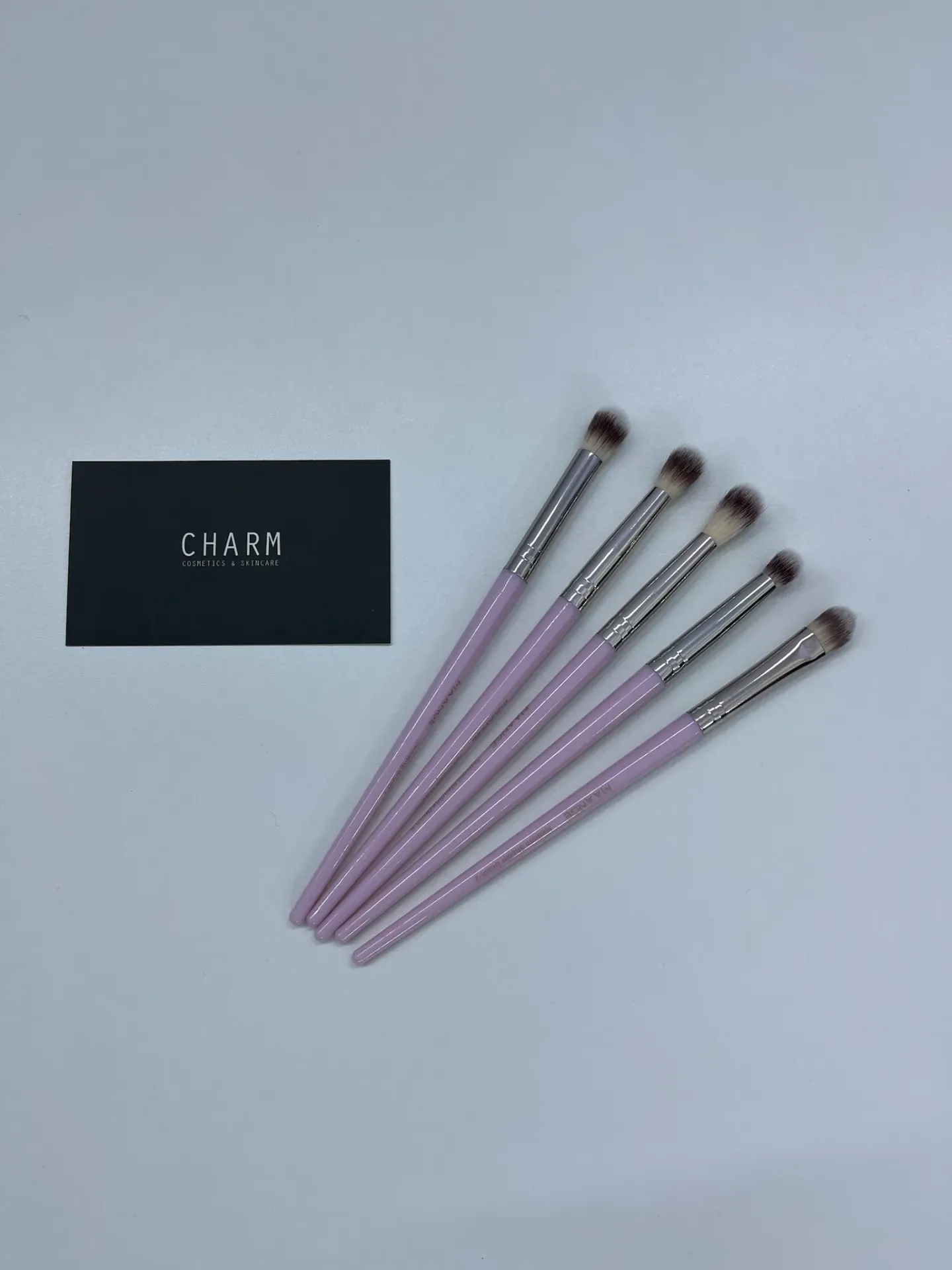 MAANGE 5pcs Professional Eye Makeup Brush Set, Pink