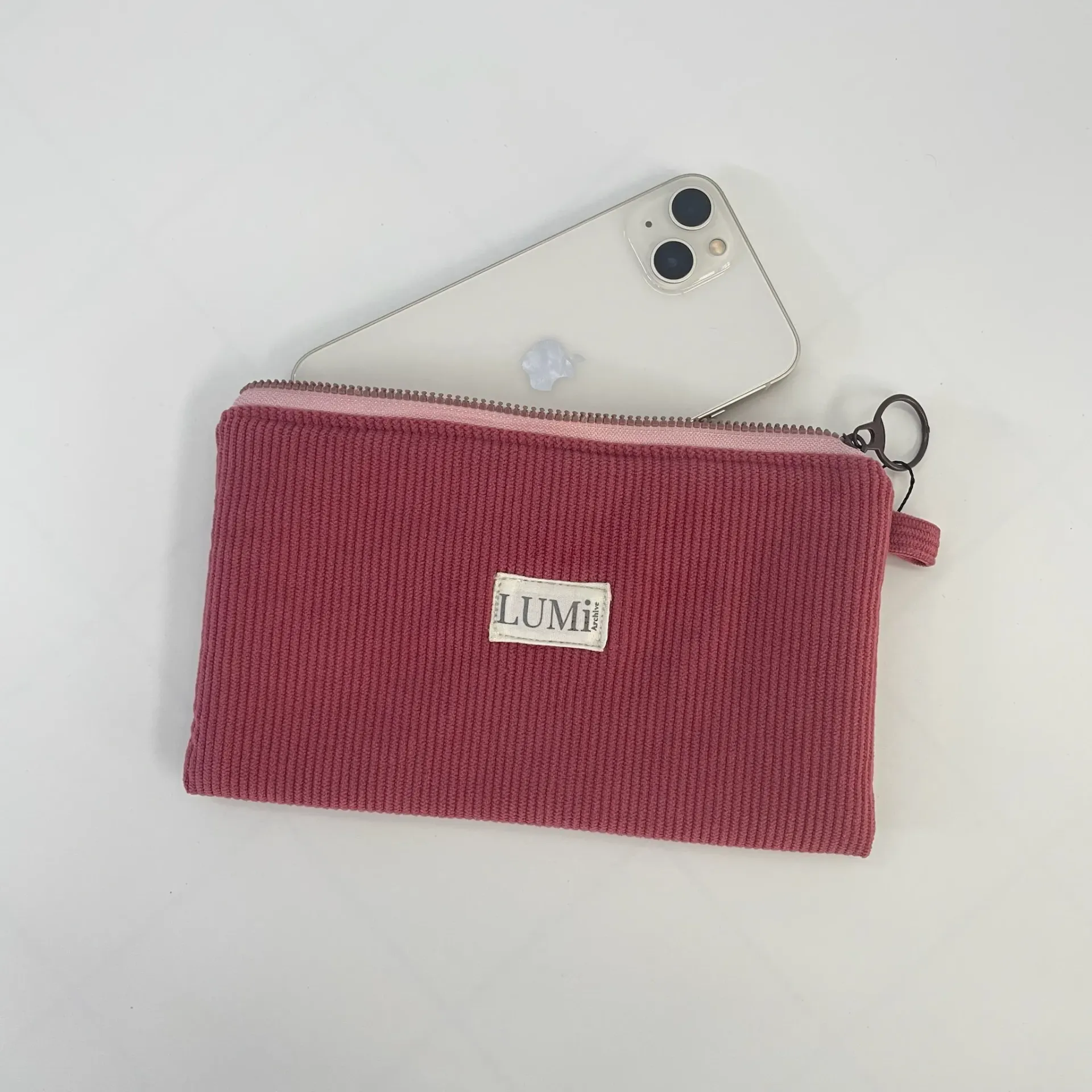 LUMi Corduroy Regular Zipper | Candy