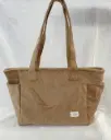 LUMi Corduroy Everyday Tote #14 Camel