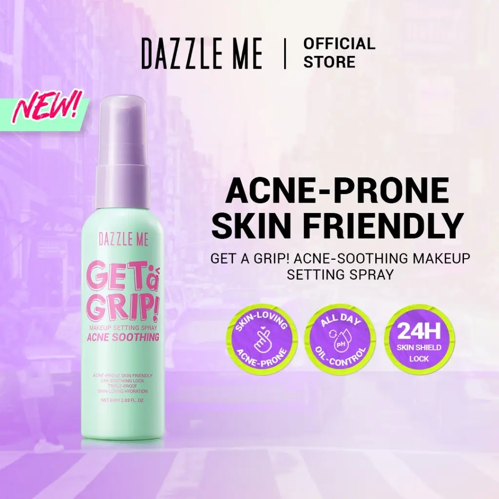 Dazzle Me Makeup Setting Spray Acne Soothing