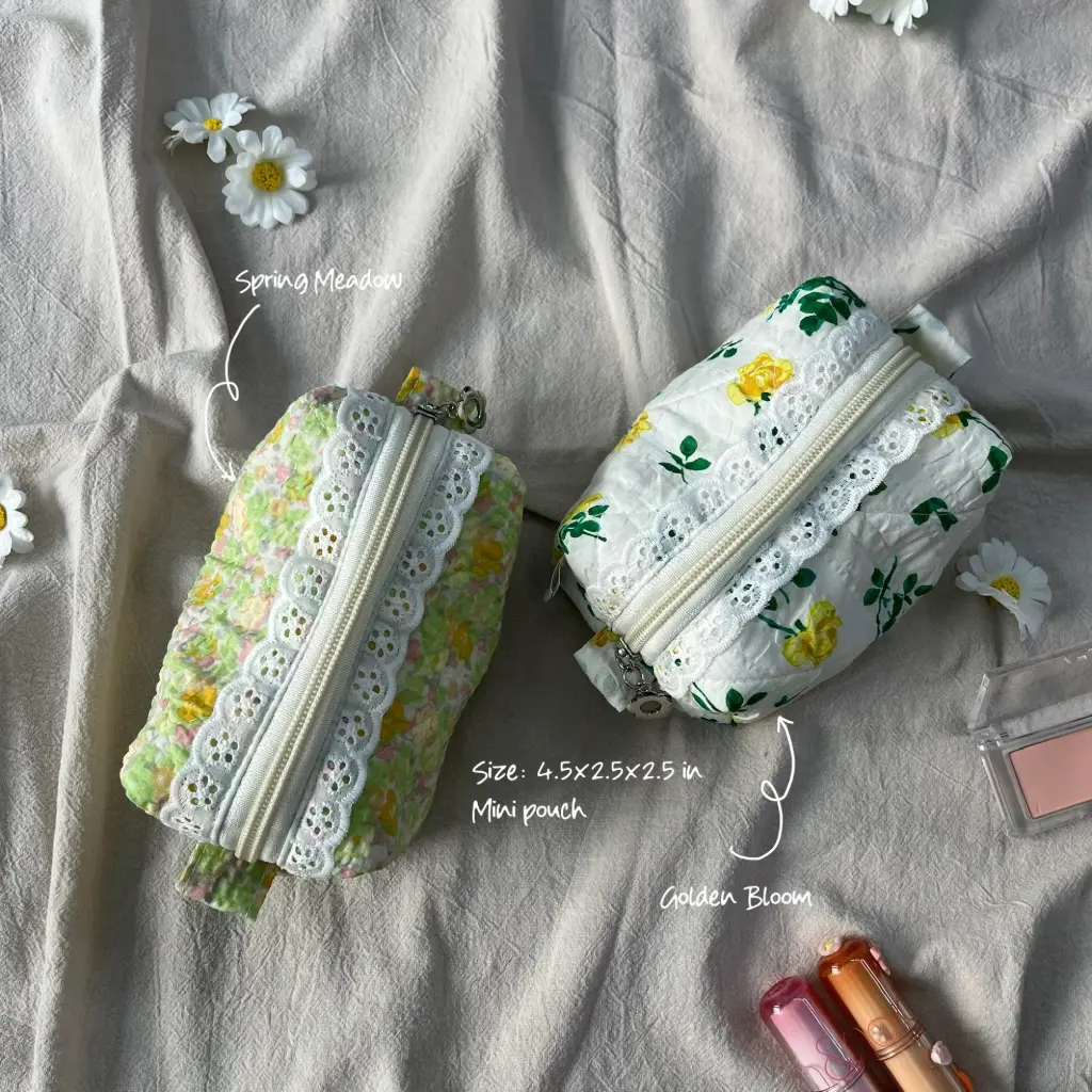LUMi Archive Mini Pouch - Golden Bloom