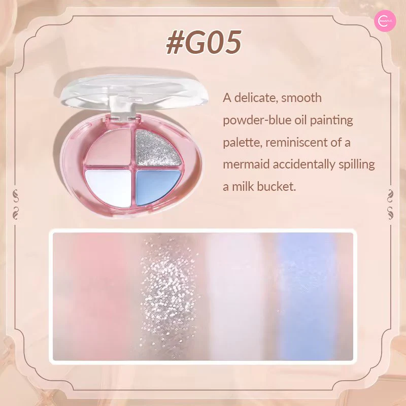 Gogo Tales Glittering Colourful Eyeshadow Palette 05