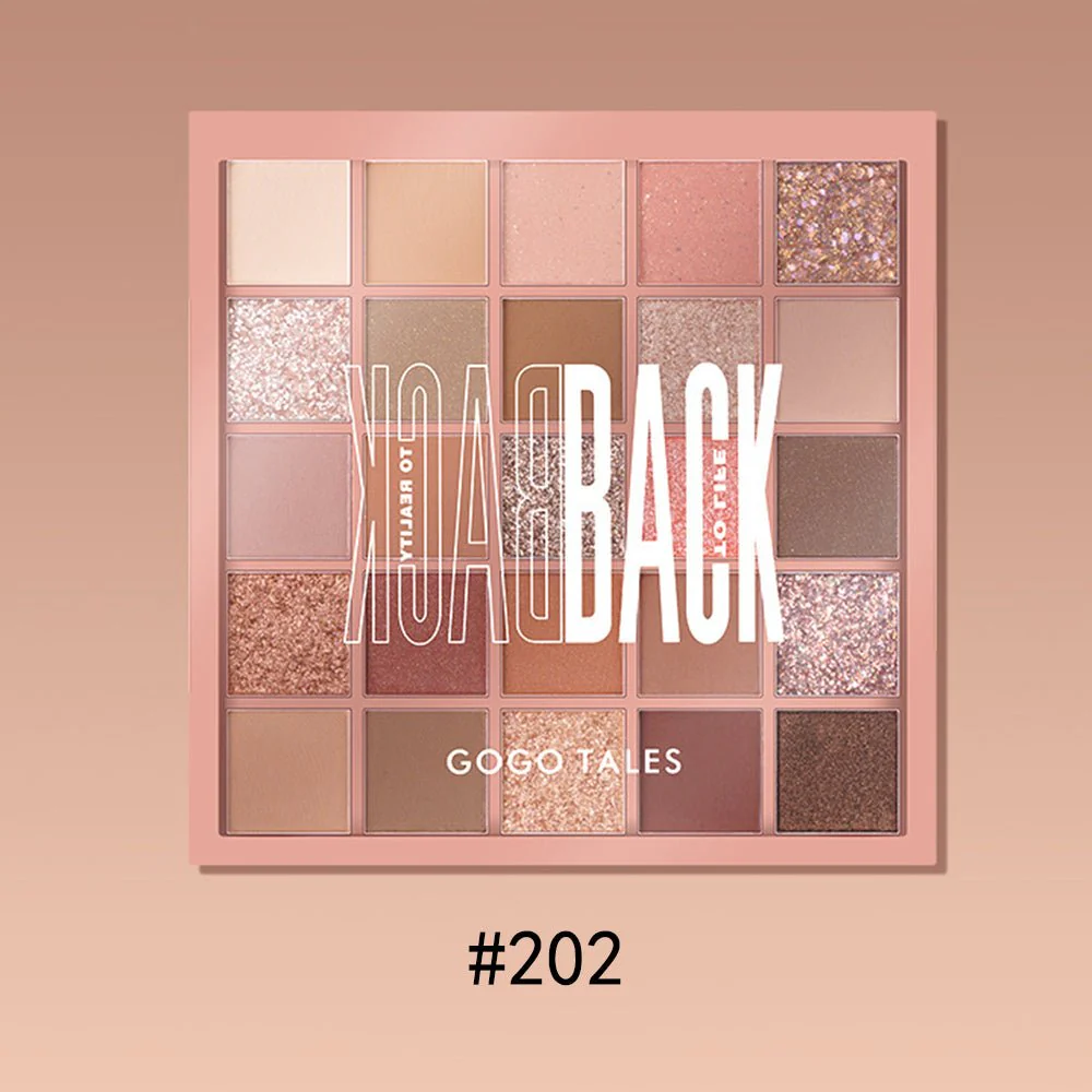 Gogo Tales Play 25 Colours Eyeshadow Palette #202 Classic Orange