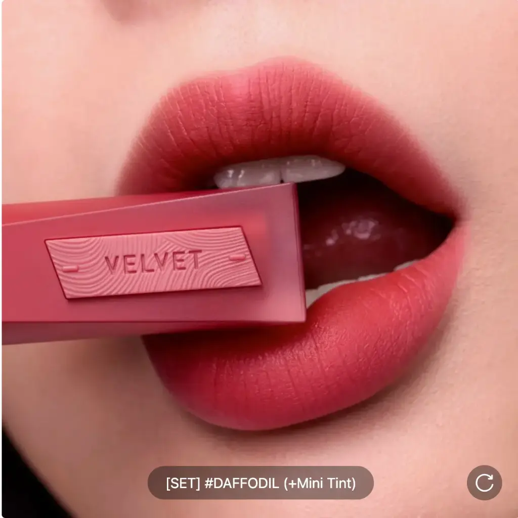 3CE Velvet Lip Tint Plush Set #Daffodil (Gift Mini)