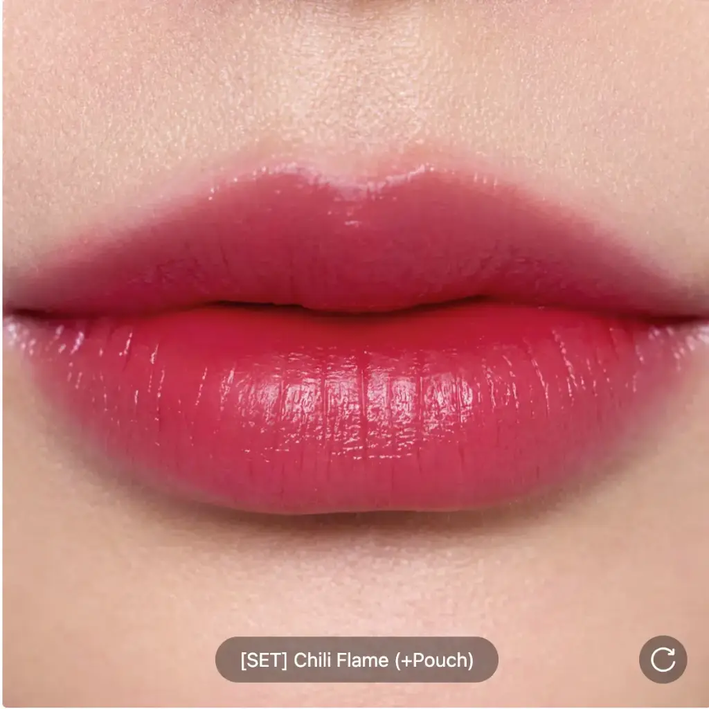 3CE Misty Lip Bare Set #Chilli Flame (Gift Mini)