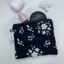 LUMi Pastel Garden Mini Zipper Wallet #9 Midnight Bloom