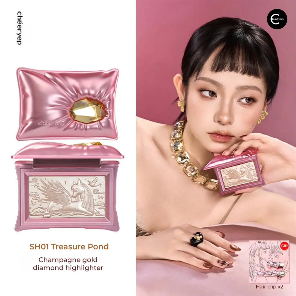 Cheeryep Pillow Gem Highlighting Powder SH01 Treasure Pond
