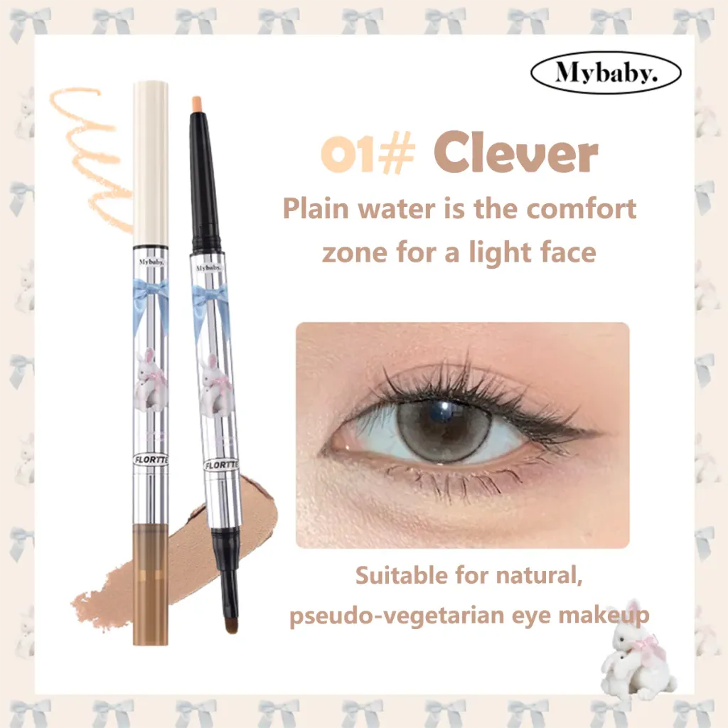 Flortte Double-ended Aegyo-sal Pencil (01 Clever)