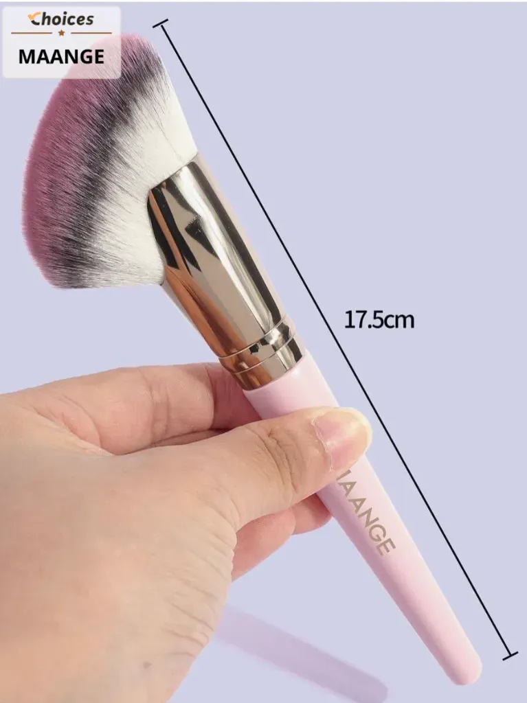 MAANGE 1pc Sickle-Shaped Contour Makeup Brush