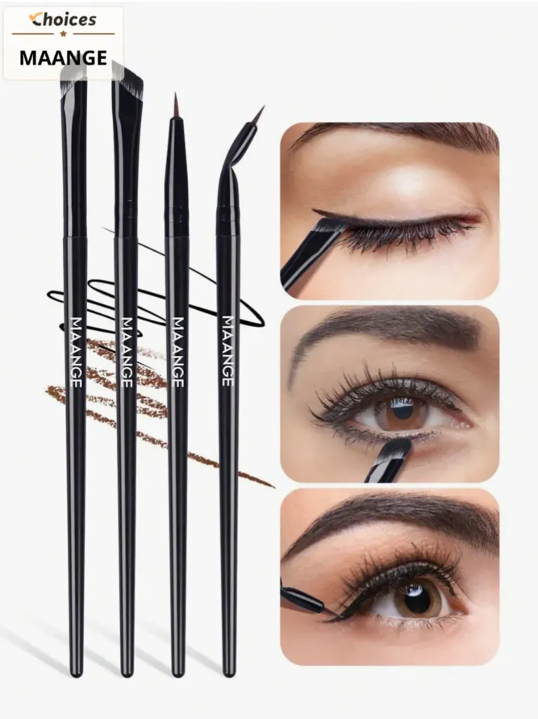 MAANGE 4pcs Professional Eye Makeup Brush Set