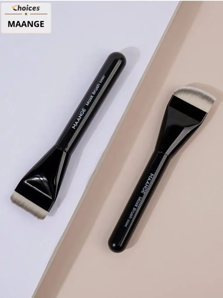 MAANGE 2pcs Flat Brushes Set | Black