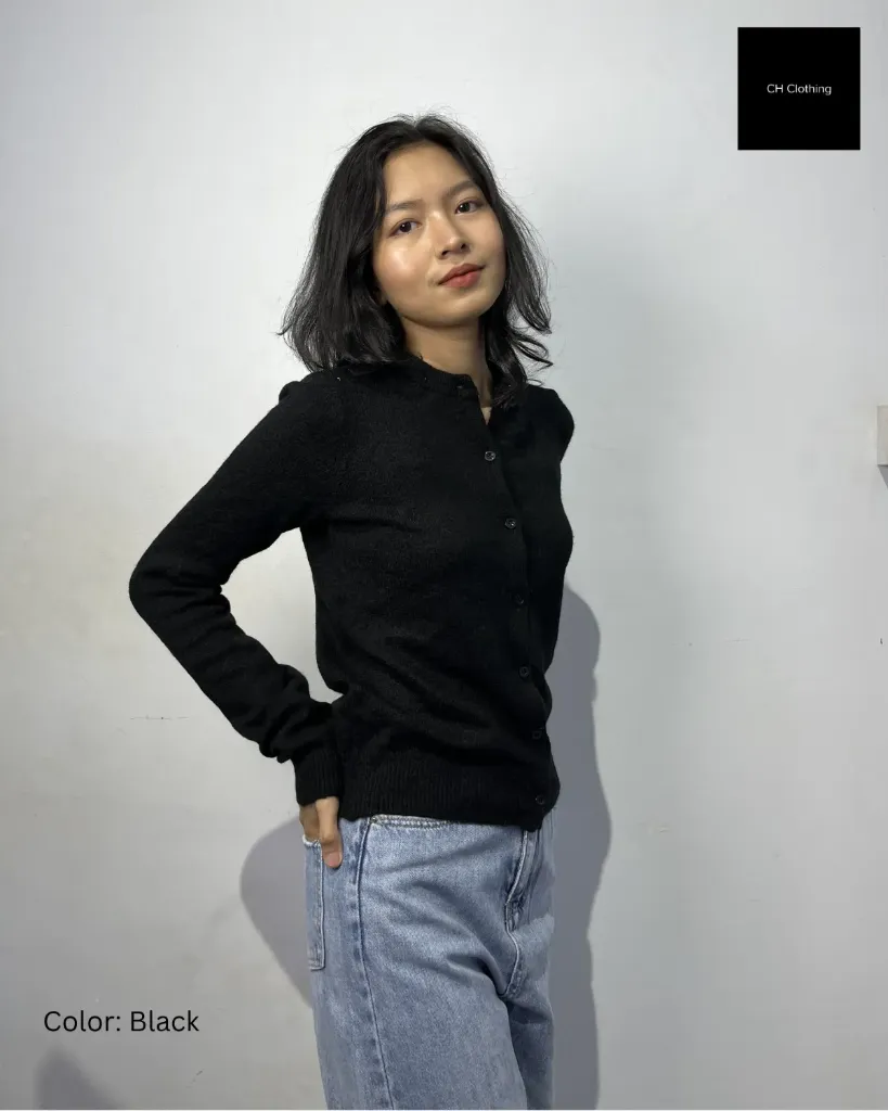 H&M Knit Cardigan (Black, XS)