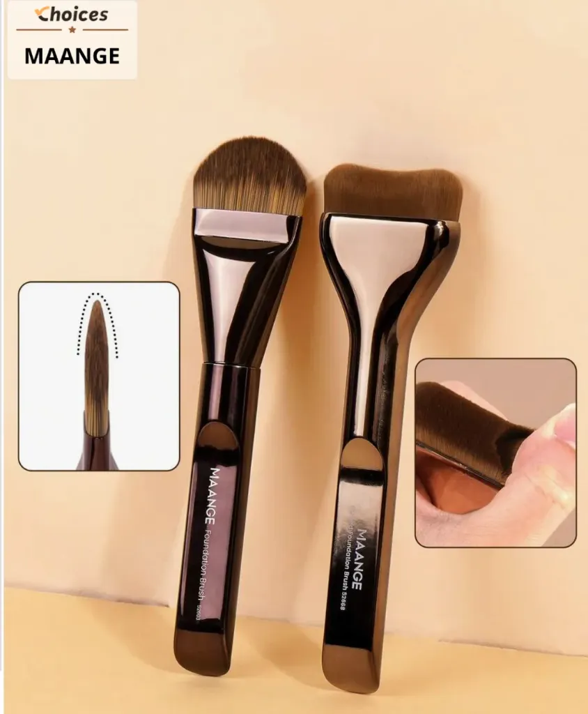 MAANGE 2 Pcs Flat Brush Sets | Dark Brown