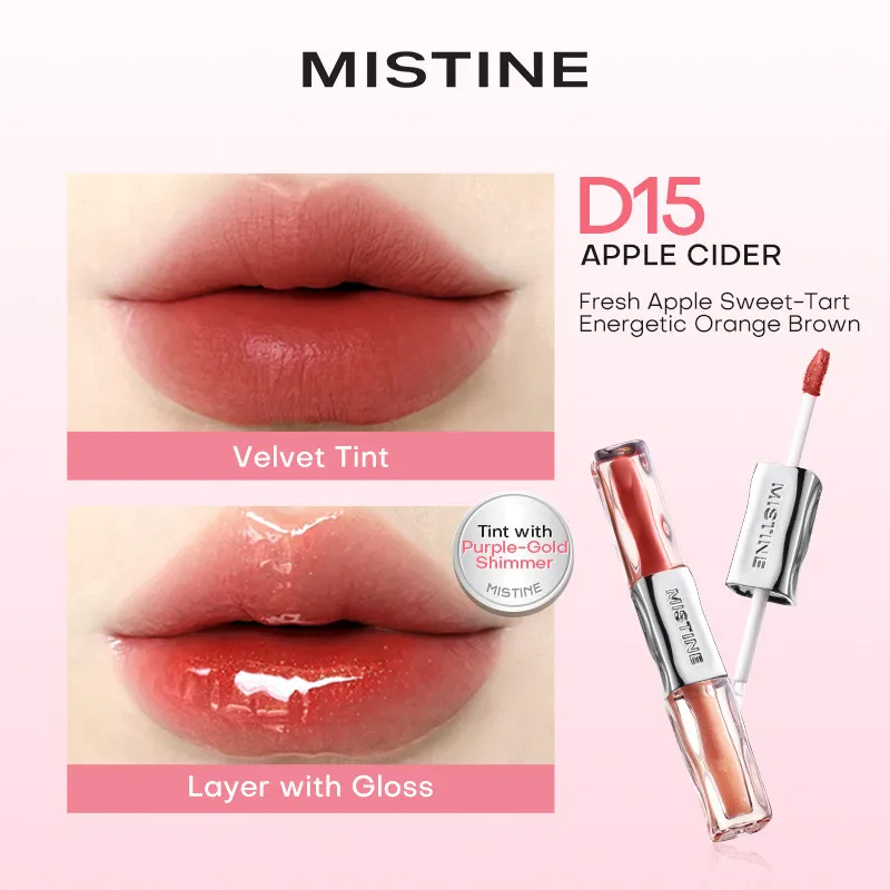 Mistine Lip Duo D15 Apple Cider