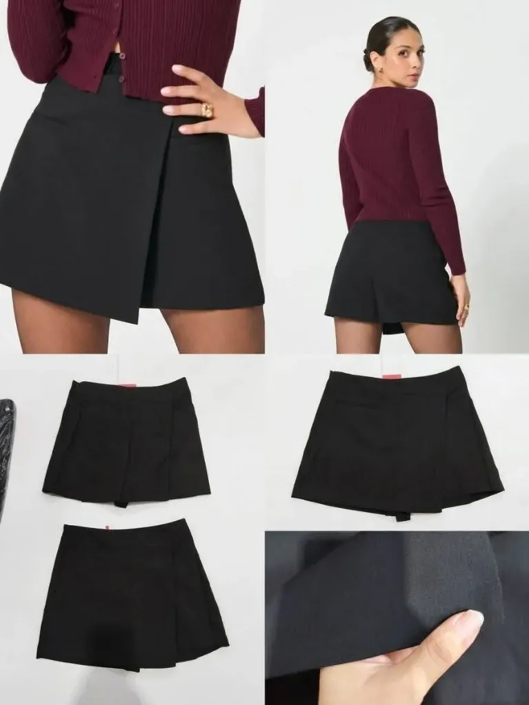Sinsay Skort - Black (XXS)