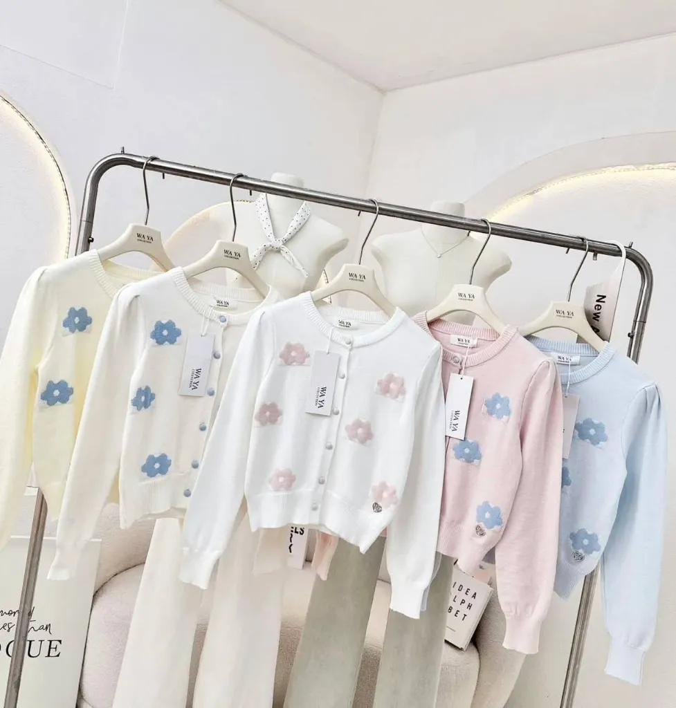 [#25777] Waya Flower Cardigan