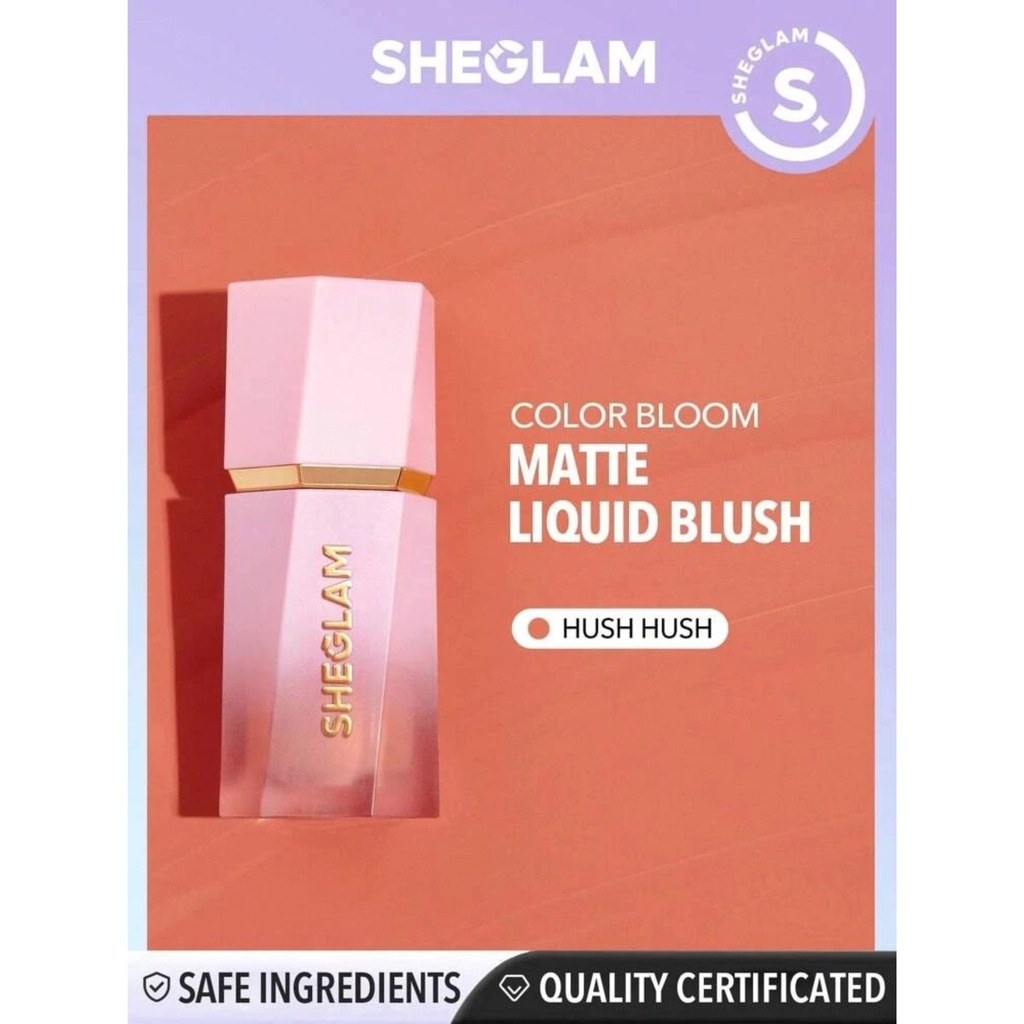 SHEGLAM Liquid Blush Matte - Hush Hush