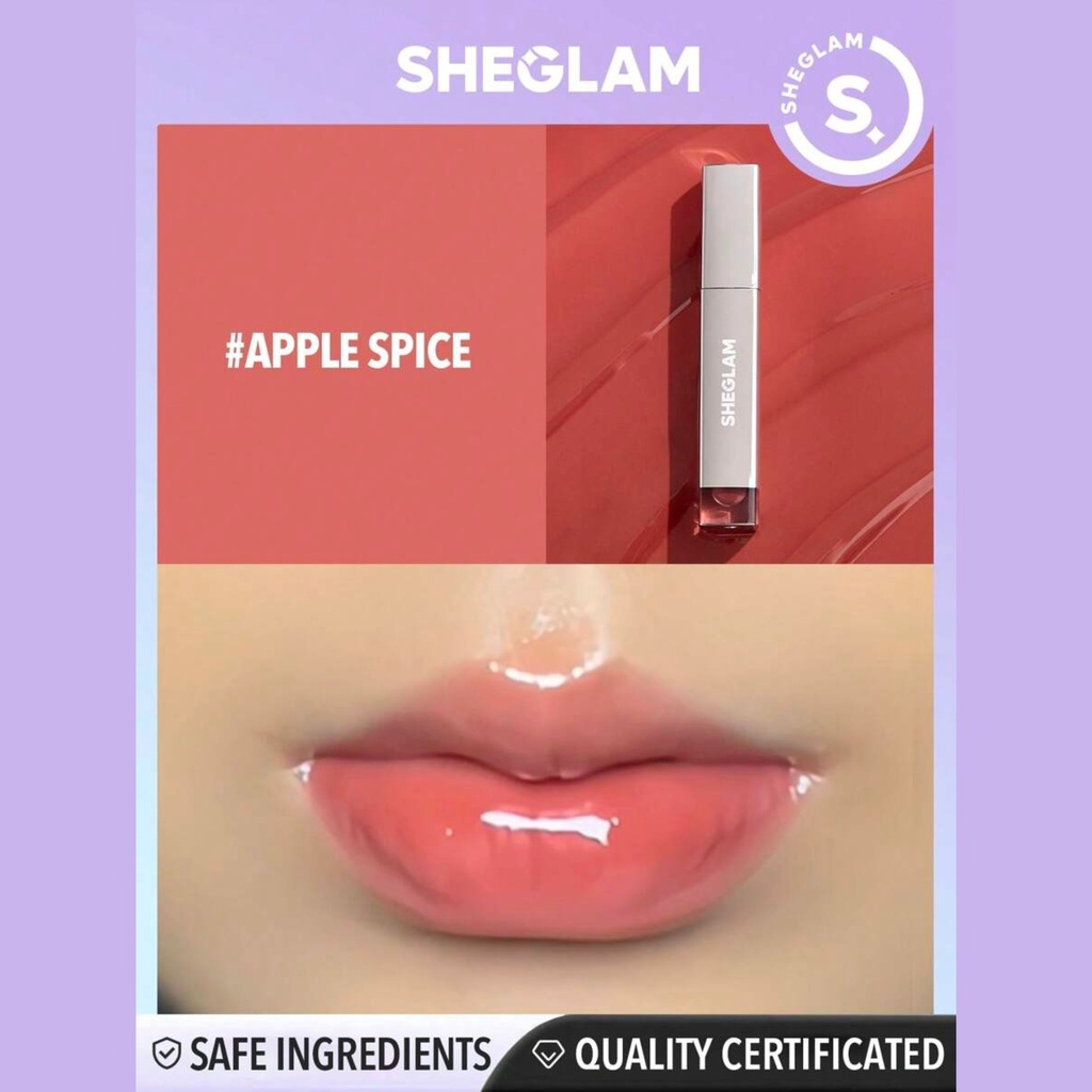 SHEGLAM Glaze Daze Lip Gloss Apple Spice