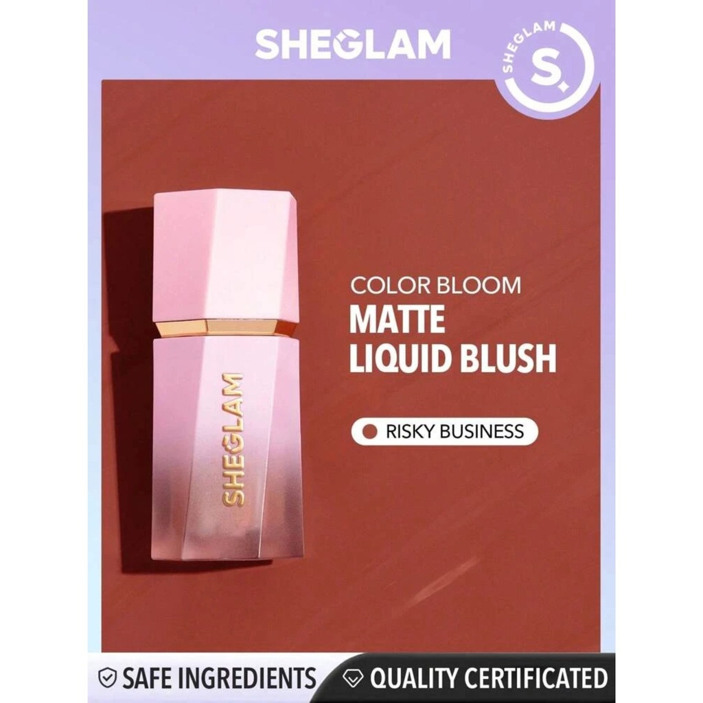 SHEGLAM Liquid Blush Matte - Risky Business