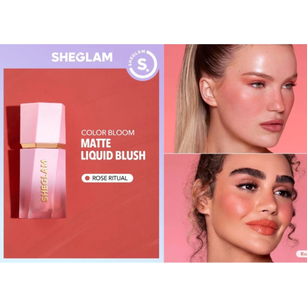 SHEGLAM Liquid Blush Matte - Rose Ritual
