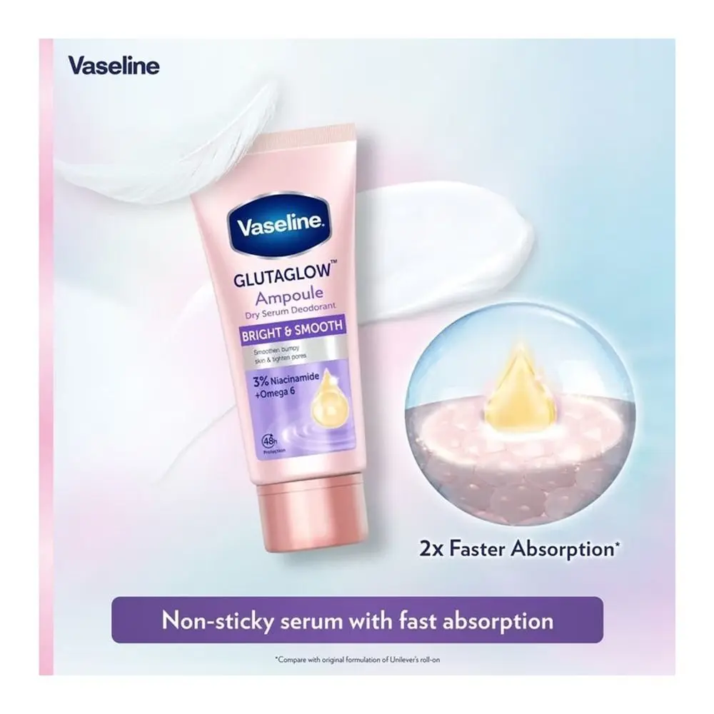 Vaseline Deodorant Dry Serum Bright & Smooth
