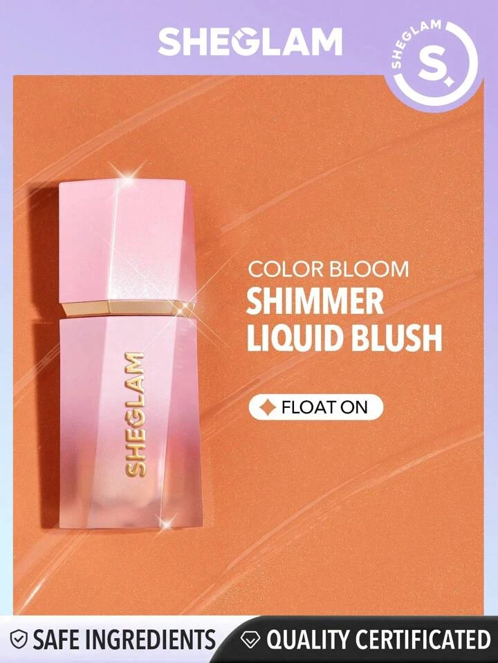 SHEGLAM Dayglow Liquid Blush Shimmer Finish - Float On