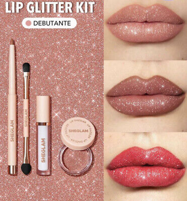 SHEGLAM Lip Dazzler Glitter Kit - Debutante