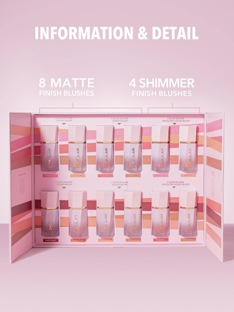 SHEGLAM Color Bloom Shimmer & Matte Collection Set