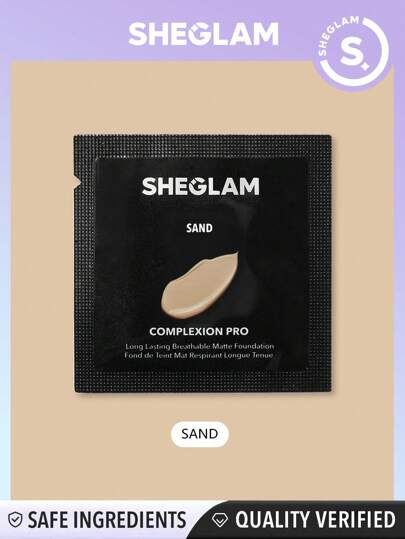 SHEGLAM Complexion Pro Long Lasting Matte Foundation Sample - Sand
