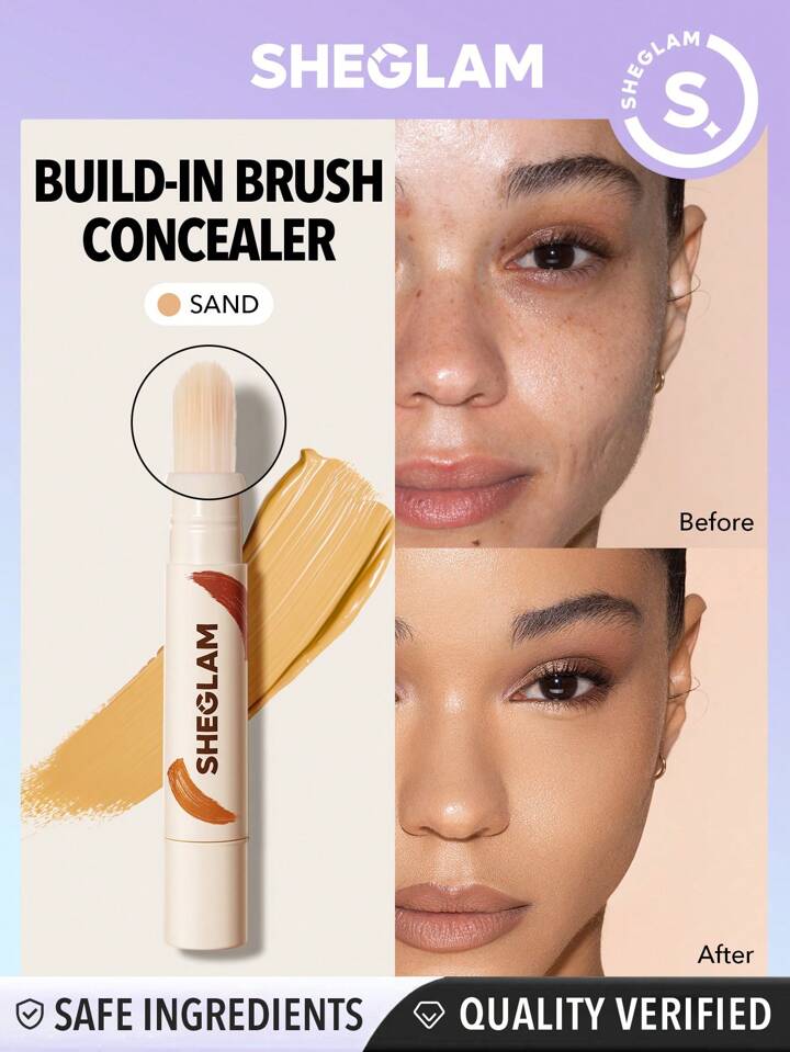 SHEGLAM Perfect Skin High Coverage Concealer - Sand