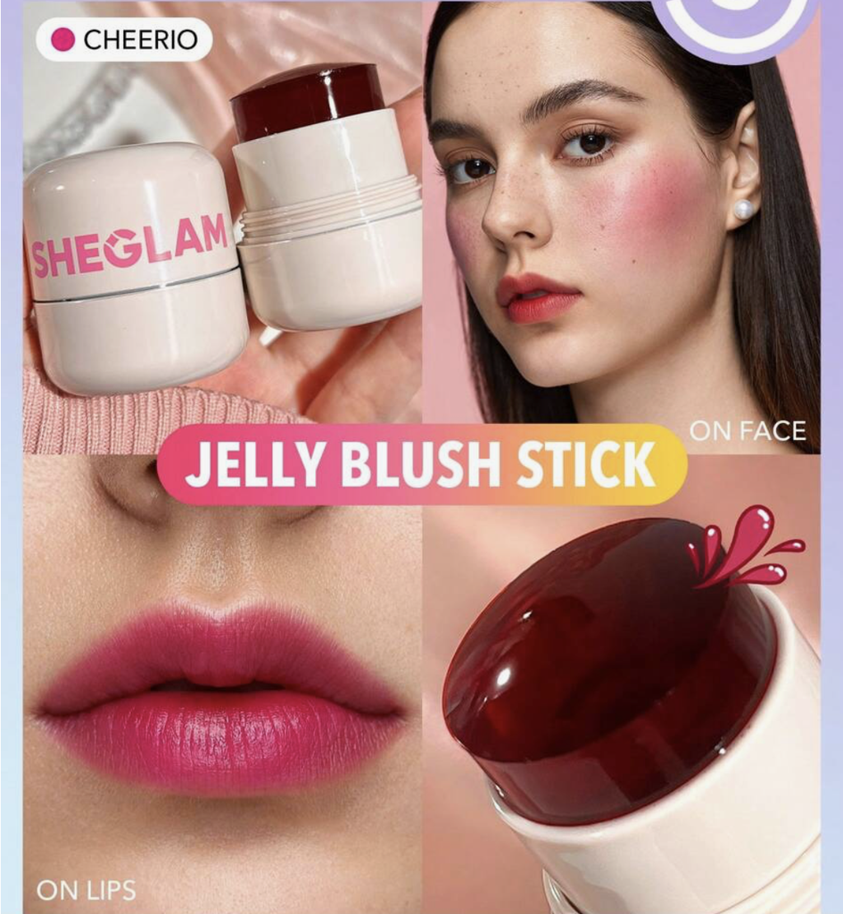 SHEGLAM Jelly-Licious Hydrating Lip & Blush Tint - Cheerio