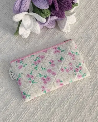 LUMi Pastel Garden Regular Zipper Wallet #7 Violet Petal