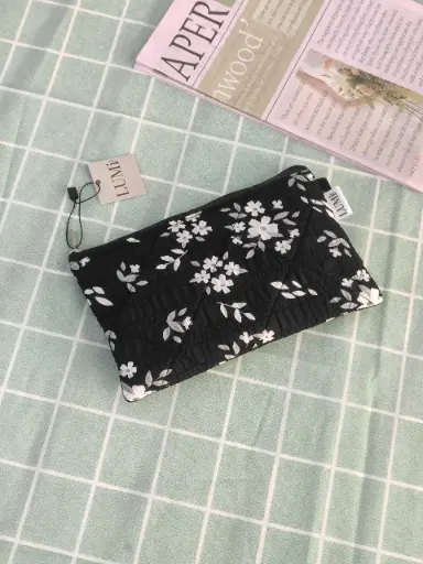 LUMi Pastel Garden Regular Zipper Wallet #9 Midnight Bloom