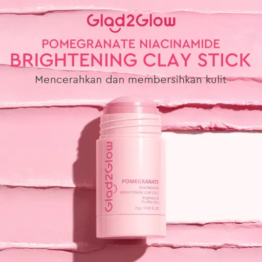 Glad2Glow Pomegranate Niacinamide Clay Mask Stick