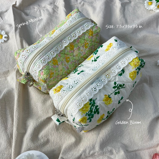 LUMi Archive L Pouch - Golden Bloom