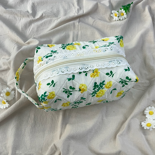 LUMi Archive Travel Pouch - Golden Bloom