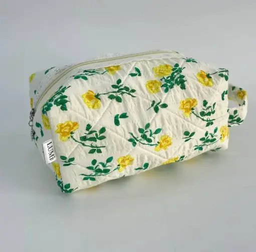 LUMi Archive Travel Pouch - Golden Bloom